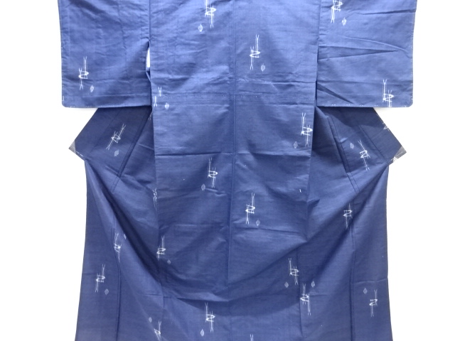 JAPANESE KIMONO / HITOE / TSUMUGI / WOVEN ABSTRACT